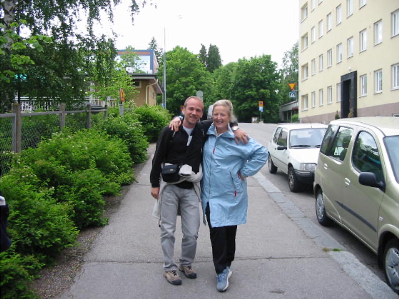 Paolo Caneva e Giulia Cremaschi Trovesi a Jyväskylä, giugno 2004