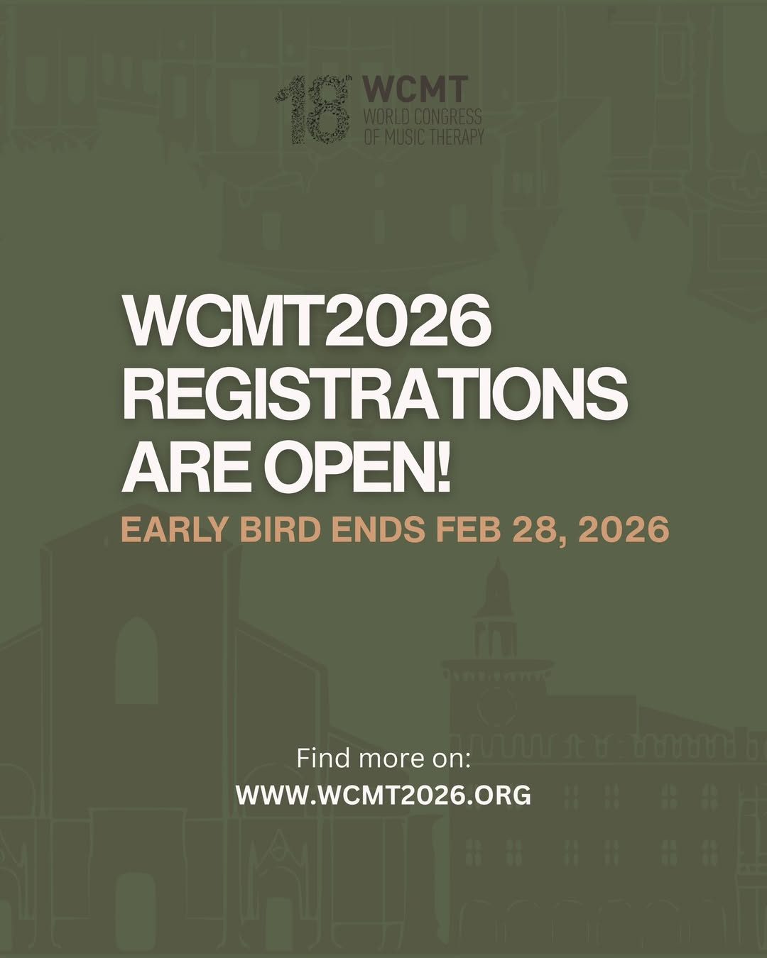 WCMT 2026: le iscrizioni sono aperte